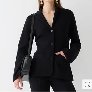 J Crew Women’s Sweater Blazer Black M